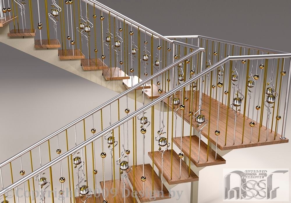 Stainless Steel Staircase Railings